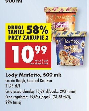 Lody caramel bon bon Marletto promocja