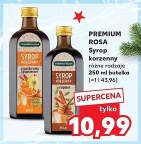 Syrop korzenny z mandarynką i pigwowcem Premium rosa Herbi baby promocja