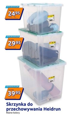 Skrzynka do przechowywania Heidrun 59 x 36 x 40 cm promocja w Action