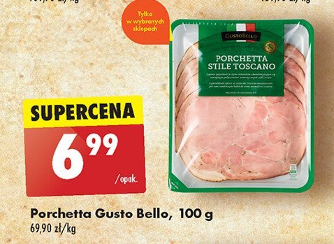 Szynka porchetta Gustobello promocja