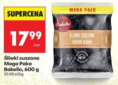 Śliwki suszone 600 g promocja w Biedronka