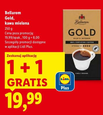 Kawa mielona Bellarom Gold promocja w Lidl