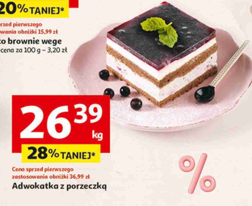 Adwokatka z porzeczką Auchan promocja