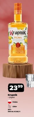 Likier Krupnik pigwa promocja w Netto