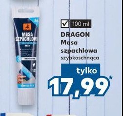 Masa szpachlowa szybkoschnąca lekka Dragon promocja