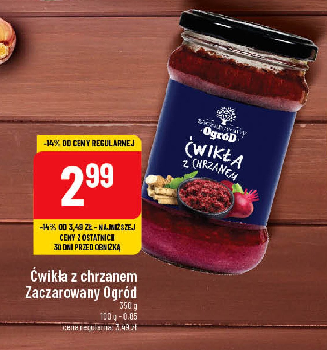 膯wik艂a z chrzanem Zaczarowany ogr贸d promocja