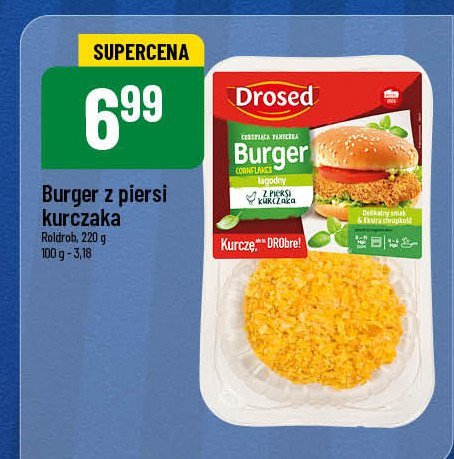 Burger z piersi kurczaka Drosed promocja