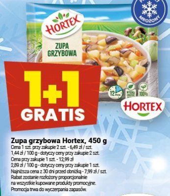 Zupa grzybowa Hortex, 450 g promocja w Twój Market