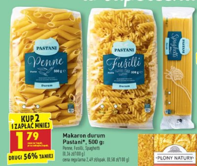 Makaron spaghetti Pastani promocja