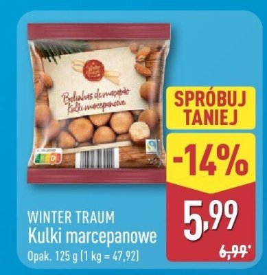 Kulki marcepanowe WINTER TRAUM Kulki marcepanowe promocja w Aldi