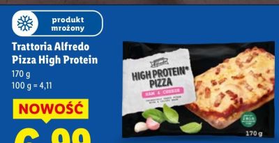 Pizza High Protein Trattoria Alfredo promocja w Lidl