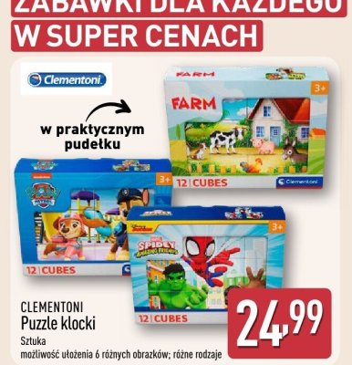Puzzle klocki promocja w Aldi