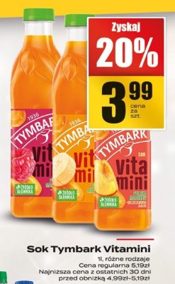 Sok Tymbark Vitamini promocja w Supeco