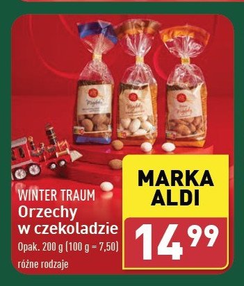 Migdały w skorupce kakaowo-korzennej Wintertraum promocja w Aldi