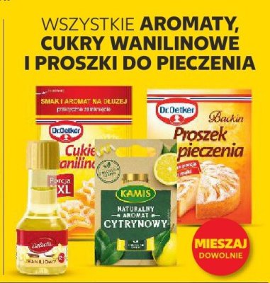 Aromaty, cukry wanilinowe i proszki do pieczenia promocja w Kaufland