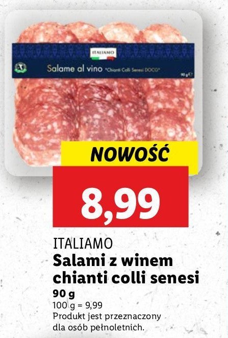 Salami al vino Italiamo promocja