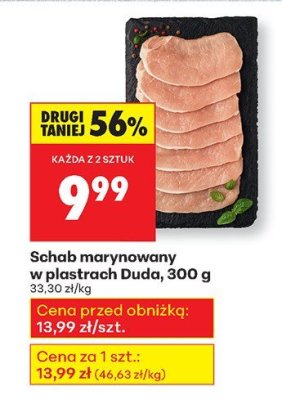 Schab marynowany w plastrach Duda 300 g promocja w Biedronka