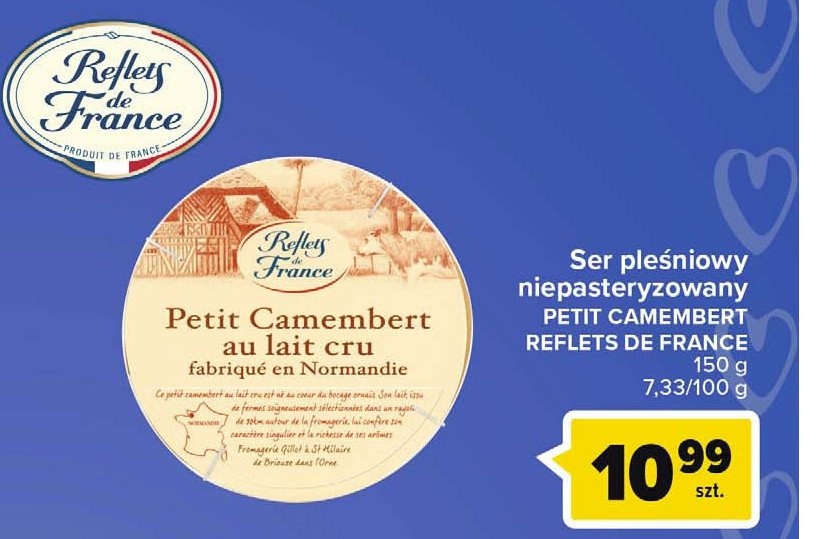 Ser camembert z normandii Reflets de france promocje