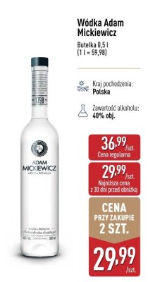 Wódka promocja w Aldi