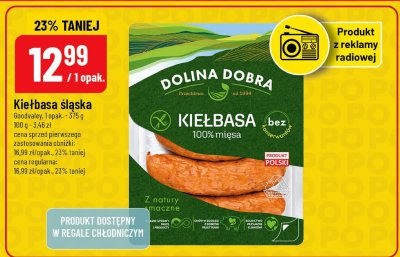 Kiełbasa śląska z serem Skarby wędzarni promocja w POLOmarket