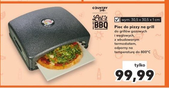 Piec do pizzy na grilla COUNTRYSIDE promocja