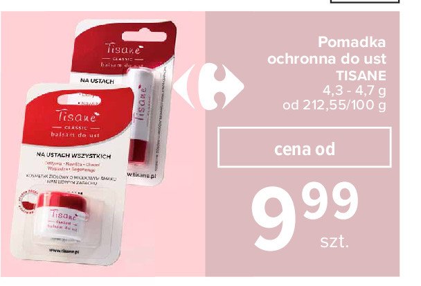 Peeling do ust crystal scrub Tisane promocja