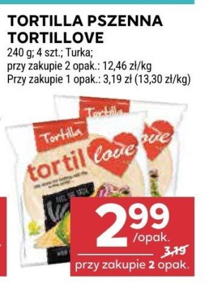 Tortilla pszenna Tortillove promocja w Stokrotka