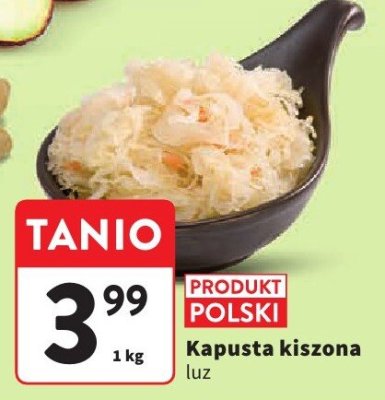 Kapusta kiszona luz promocja w Intermarche