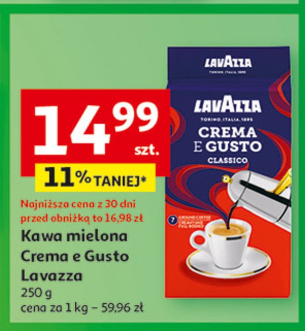 Kawa Lavazza crema & gusto promocja w Auchan