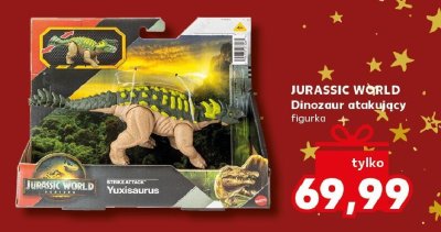 Dinozaur atakujący Figurka promocja w Kaufland