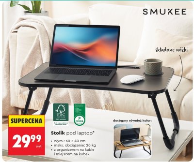 Stolik pod laptop promocja w Biedronka
