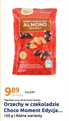 Orzechy w czekoladzie Edycja Dark Chocolate Almond Sea Salt promocja w Action
