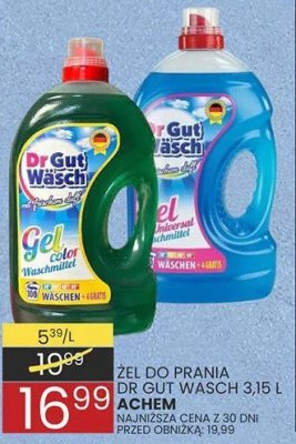 Żel do prania DR GUT WASCH 3,15 L promocja w Wafelek