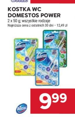 Kostka do wc lime Domestos power5 promocja