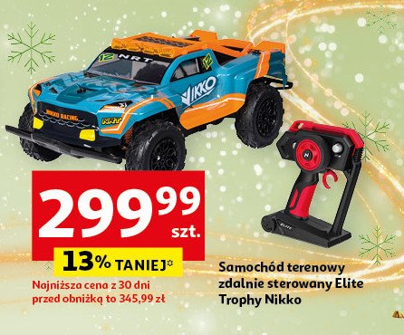 Samochód x2 elite trophy 1:10 NIKKO promocja w Auchan