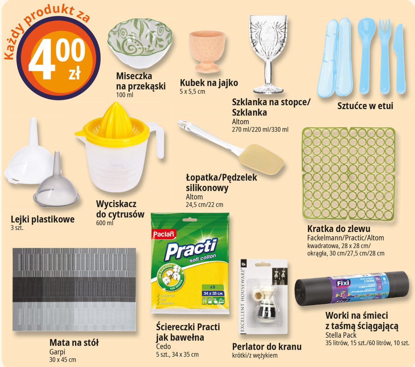 Szklanka na stopce 440 ml Altom design promocja