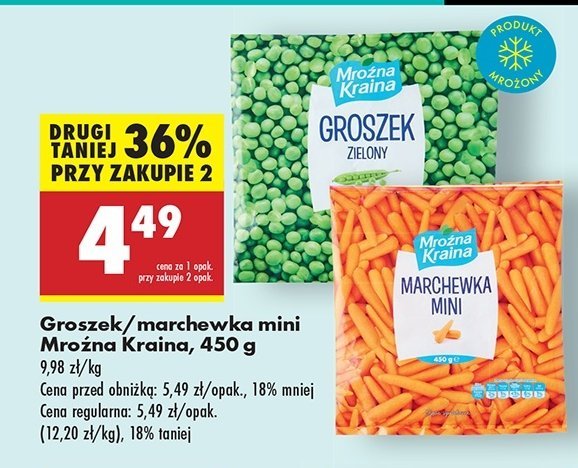 Marchewka mini Mroźna kraina promocja