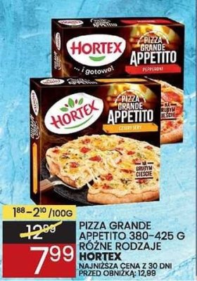 Pizza Grande Appetito różne rodzaje Hortex promocja w Wafelek