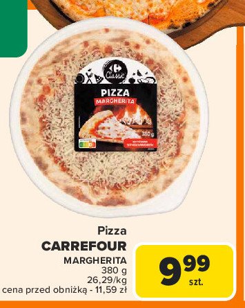 Pizza margharita Carrefour classic promocja w Carrefour Market