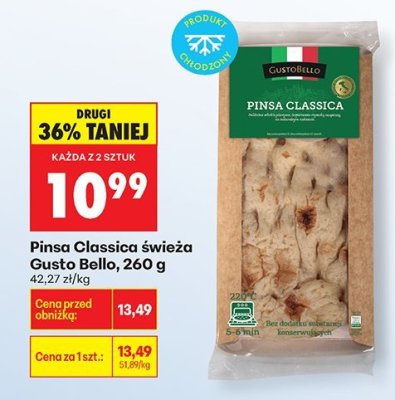 Pinsa Classica świeża  promocja w Biedronka
