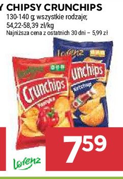 Chipsy ketchup Crunchips Crunchips lorenz promocja