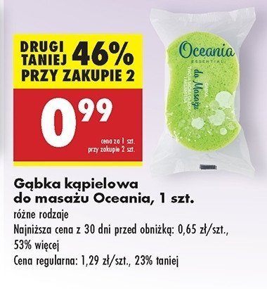 Gąbka do masażu Oceania promocja