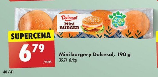 Mini burgery DULCESOL promocja