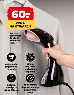 Ręczna parownica do ubrań promocja w Netto