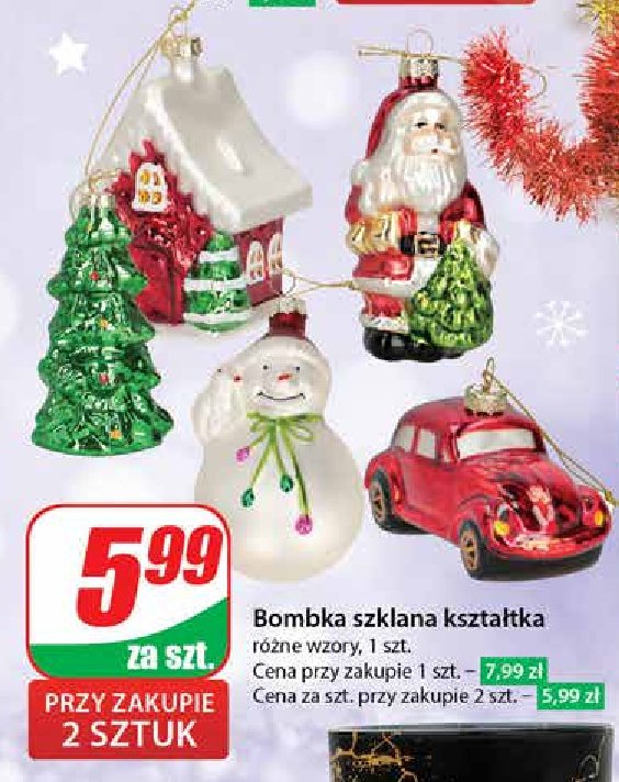 Bombka samochód promocja w Dino