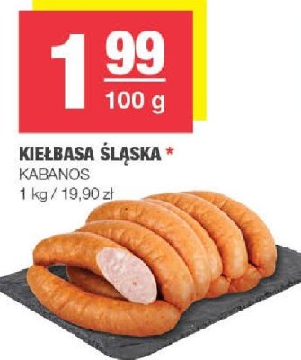 Kiełbasa śląska Kabanos promocja w SPAR