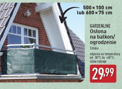 Osłona balkonowa 500 x 100 cm GARDEN LINE promocja