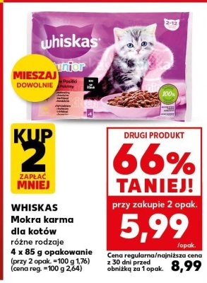 Mokra karma dla kotów promocja w Kaufland