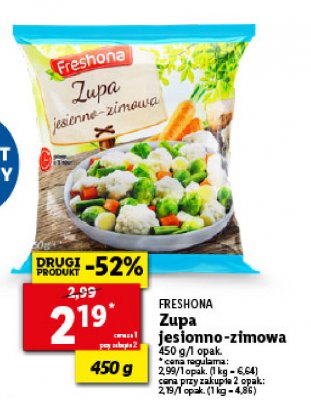 Zupa jesienno-zimowa Freshona promocja