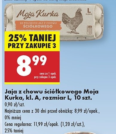 Jaja kl .l Moja kurka promocja